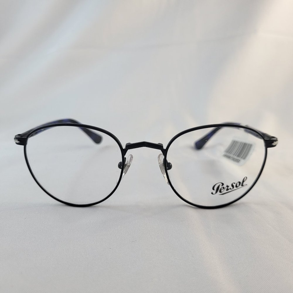 Persol PO2478V 1078 Men's Rx-able Eyeglasses Black & Blue Made in Italy NWT